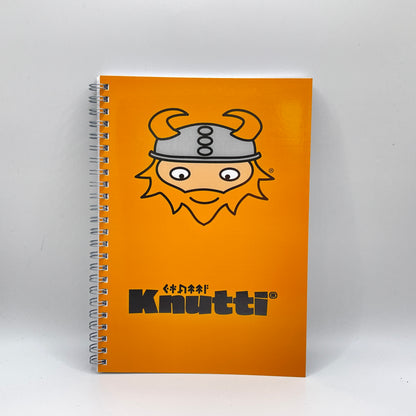 Notepad with Knutti the Viking Logo